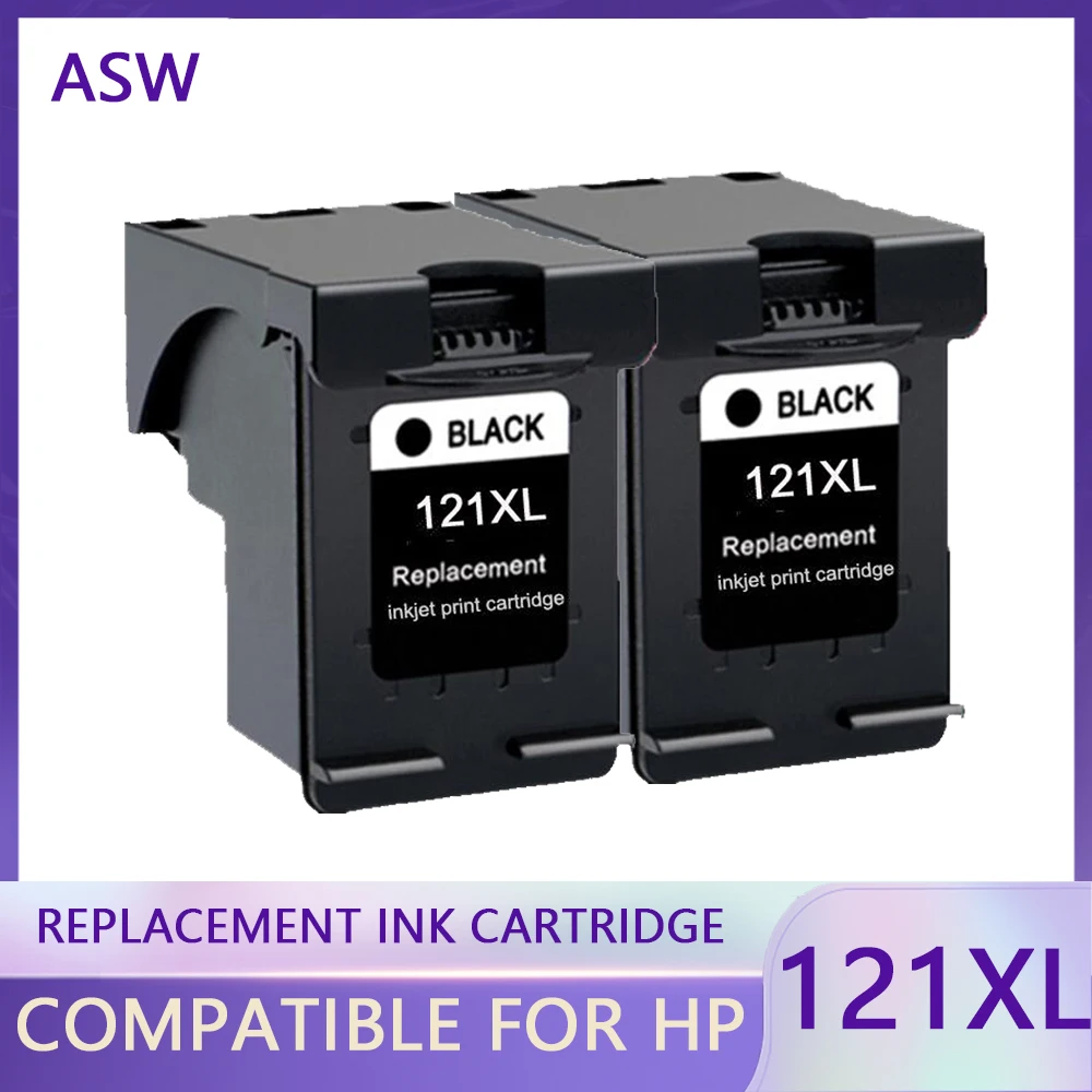 

ASW Compatible 121 XL Cartridge Replacement for HP 121XL Black Ink Cartridge for Deskjet D2563 F4283 F2423 F2483 2493 4213
