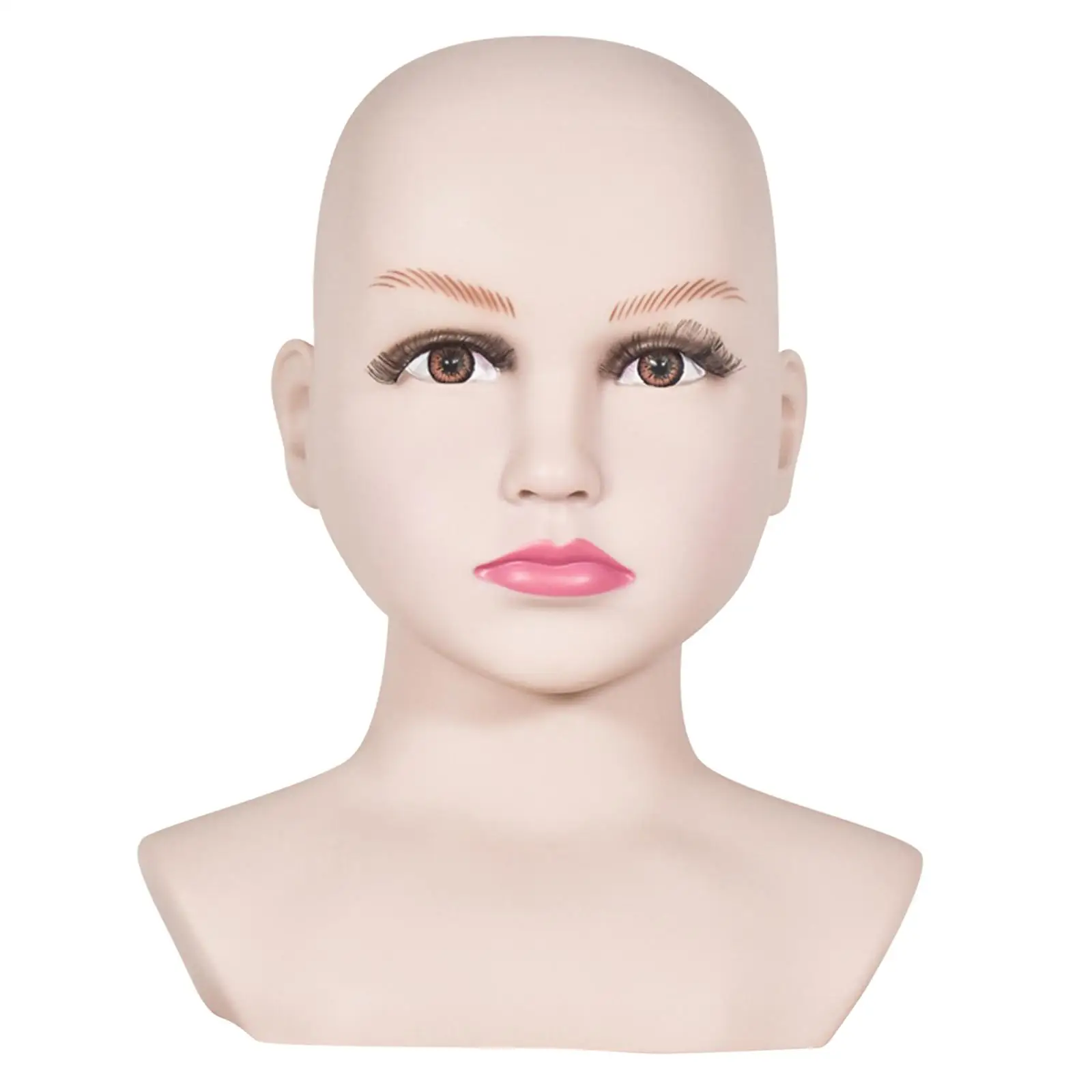 

PVC Childe Wig Hair Hat Scarf Manikin Head Model Display Stand