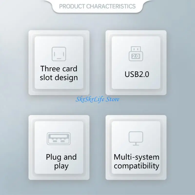 

E65E Easy to Use Card Reader for iPhone Apple Share Memories Instantly
