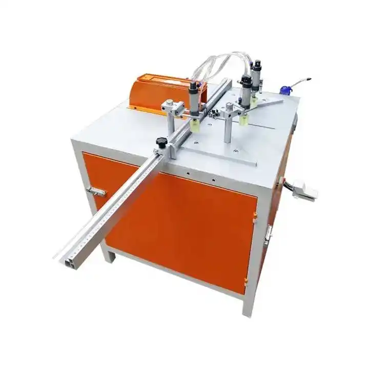 High Quality Automatic Pneumatic 45 Degree Angle Cutter Notching Machine Straight Wood Machinery 220V 2KW