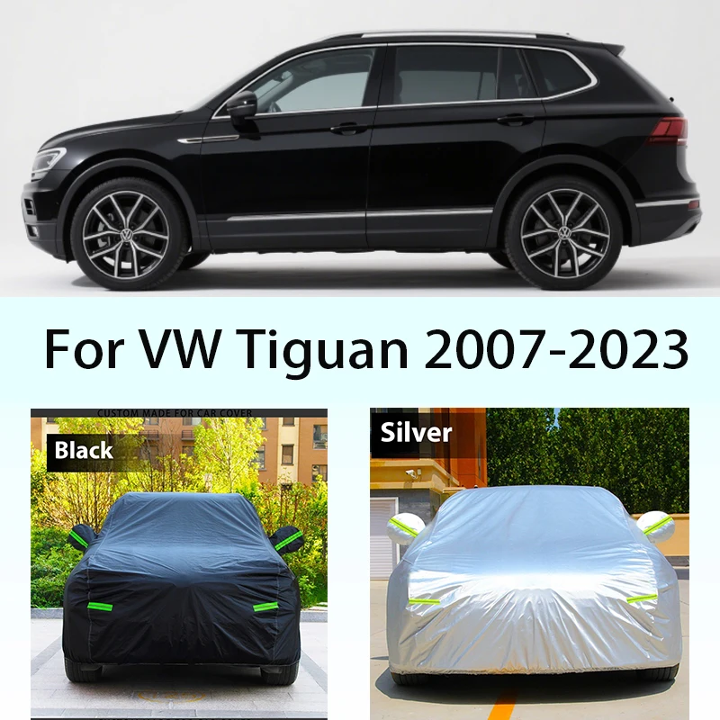 vwティグアン2007-2023-2008-2009用-フルカーカバー-屋外-自動車-サンシェード-紫外線防止-雪-雨-防水-防塵カバー