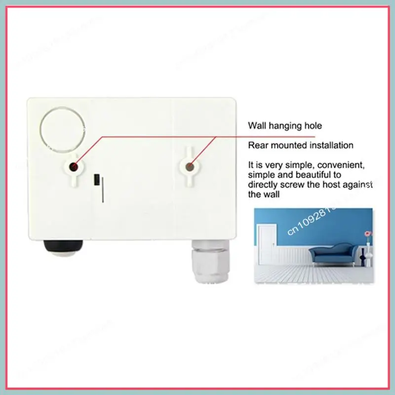 

N94R Wi-Fi датчик температуры Tuya термометр детектор цифровой дисплей домашний приложение Smart Life оповещение морозильная камера сигнализация воды вилка стандарта США Dur