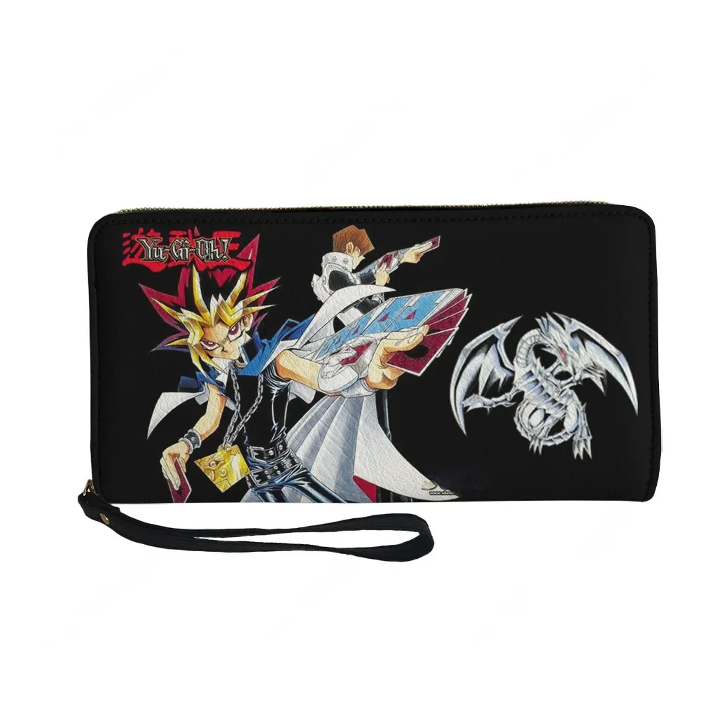 

Кошелек-портмоне Yu Gi Oh Anime Yugi Muto на заказ, мужской и женский, на молнии, с двойным принтом, портативный, подарочная сумка