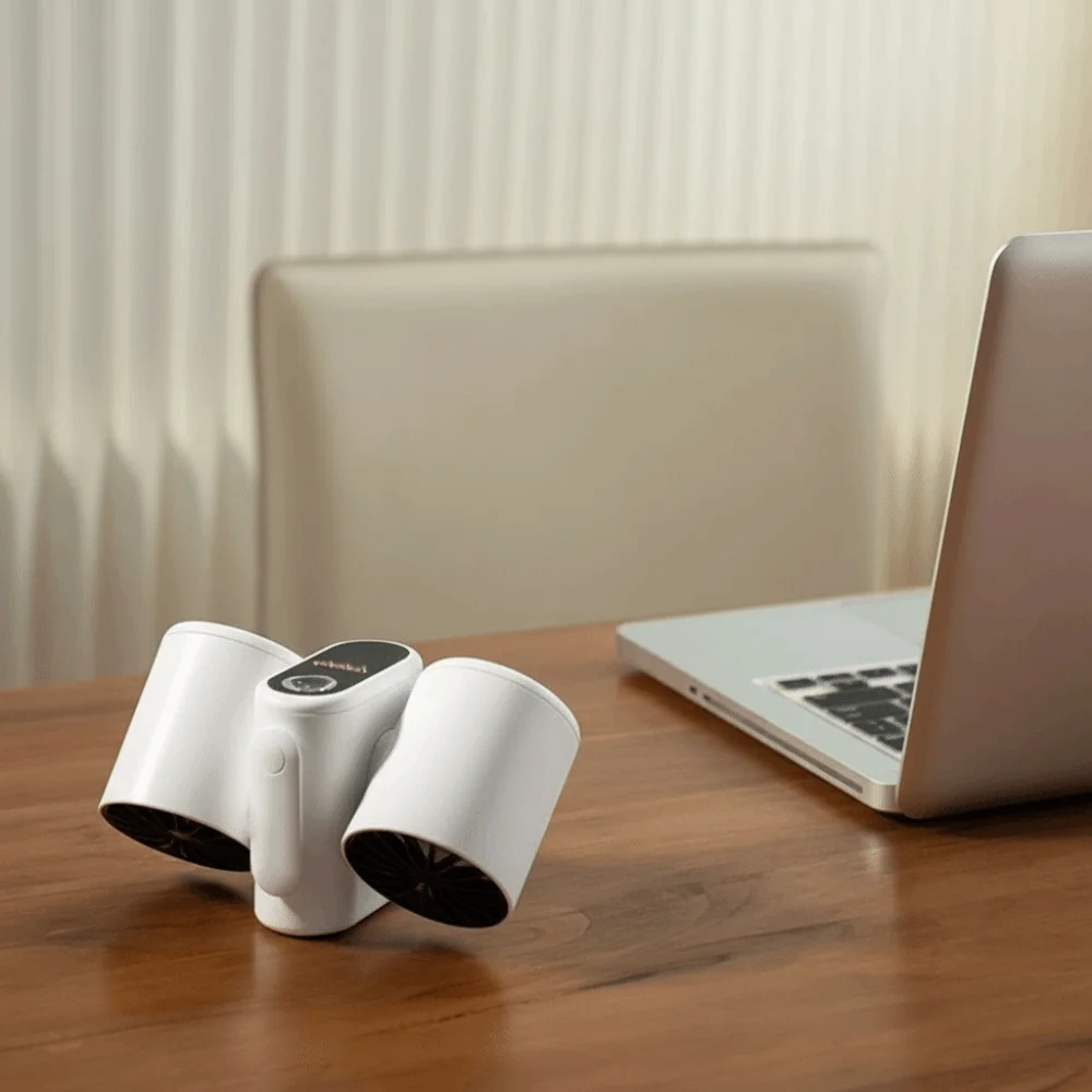 

Мощный турбо-вентилятор для талии с высокой производительностью, промышленный двухголовочный вентилятор с двойным турбонаддувом, перезаряжаемый охлаждающий вентилятор