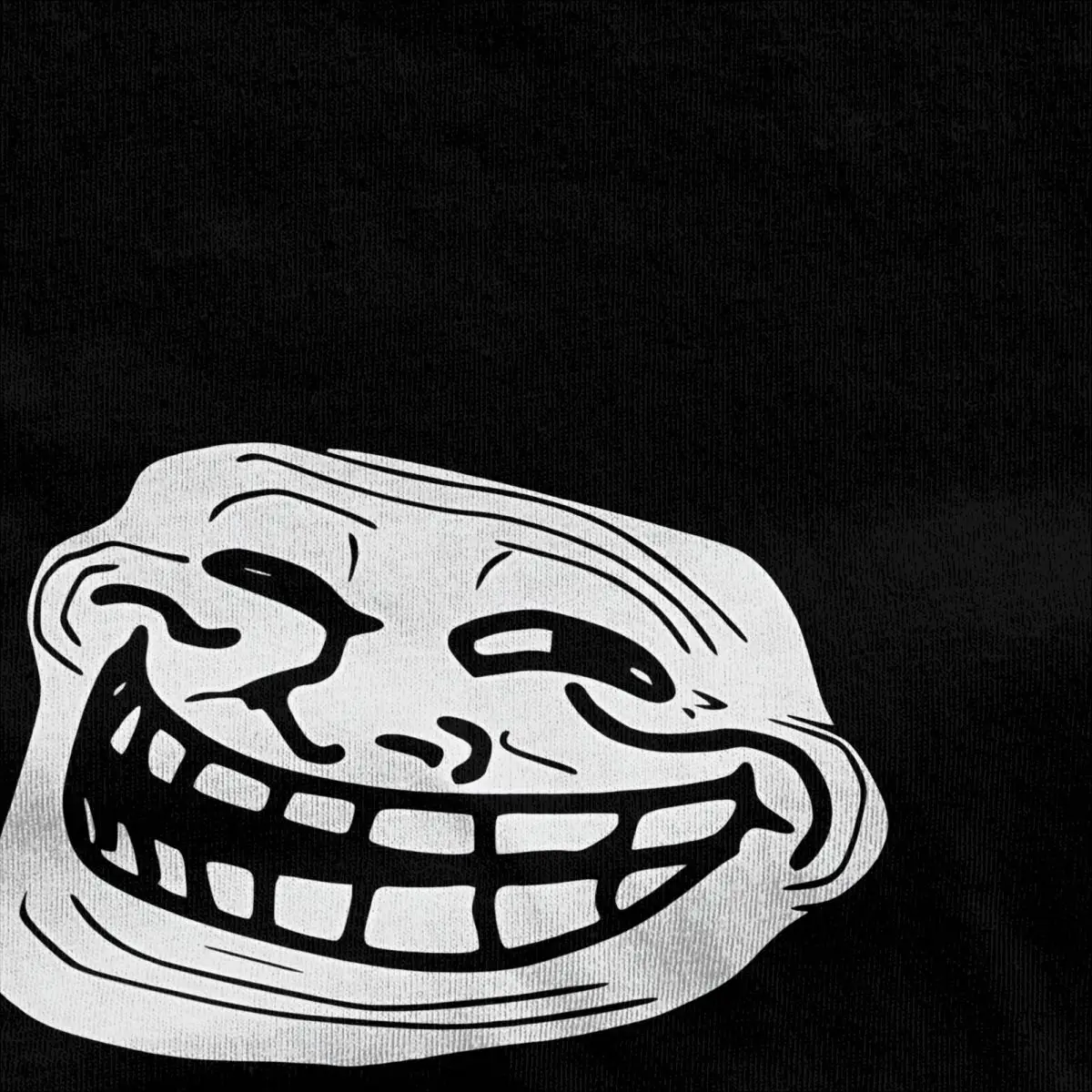 Man T Shirt Trollface Meme Rage Comic Funny Troll Joke Internet T Shirts Summer Tee Shirt Funny Casual Cotton Tops Plus Size