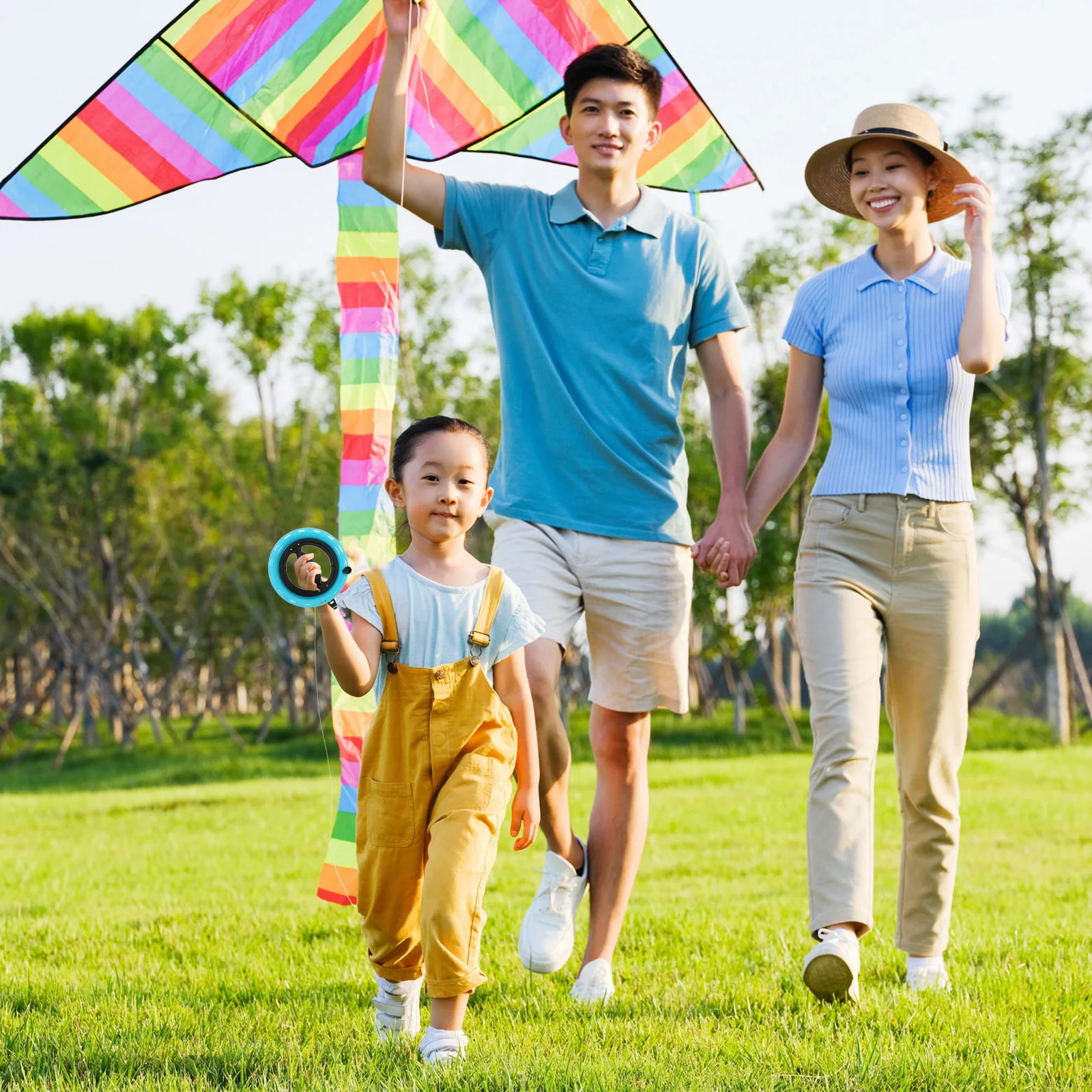 Kite String Spool Handwiel met 100M hoge sterkte lijn Gladde omgekeerde functie Hol lichtgewicht ontwerp Outdoor Kite