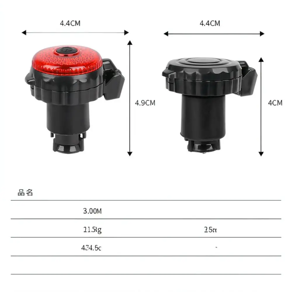 Mountain Road Bike Handlebar Mirror Wide Field View Convex Lens Rear View Reflector Easy Install Cycling Safety Accessory