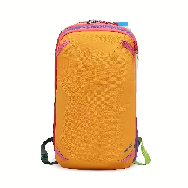 2026 New 20L Durable Backpack Vitality Dopamine Design Neutral Student Backpack Multi functional Daily Commuter Travel Bag