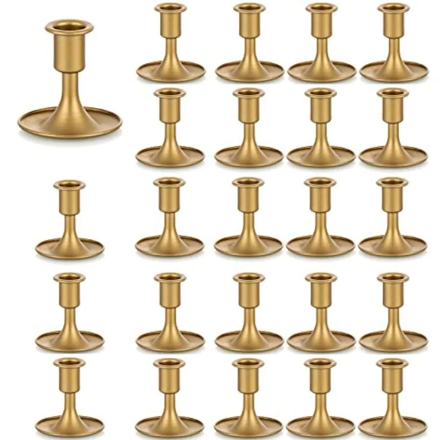 

Candlestick Holders Taper Candle Holders, Candle Stick Candle Holder for Table Centerpiece, Wedding Reception, Festive Christma