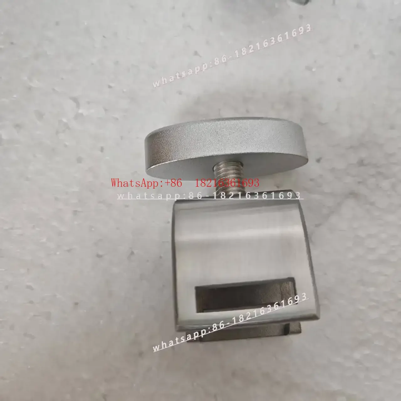 Store 2055   Stainless steel fixator with locking mechanism, operating table guide rail slider