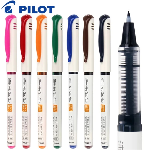 Pluma de belleza líquida recta de piloto japonés, pluma de punta suave P-SVFM-20EF, práctica de pintura, caligrafía, pincel de pintura suave, papelería artística