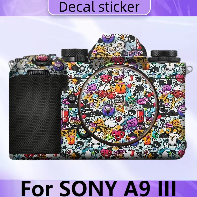 For SONY A9 III Camera Sticker Protective Skin Decal Vinyl Wrap Film Anti-Scratch Protector Coat Alpha 9 III ILCE-9M3 α9III A9M3