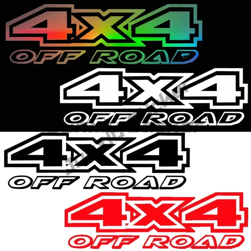 

4X4 OFF ROAD 4WD SUV Car Sticker Auto Body Bumper Windows Motorcycle Laptop Walls Vinyl Decal Car Tuning Accessories