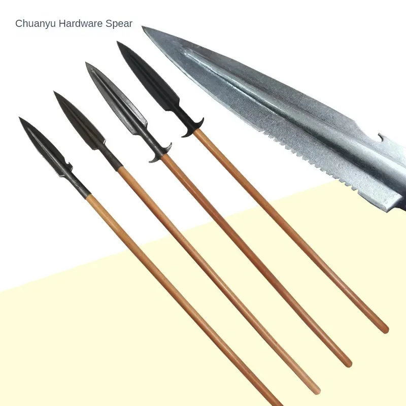 Multi-functional Spearhead, All-Steel, Pointed Shovel, Outdoor Mountain SpearHead, Manganese Steel, Wild Boar