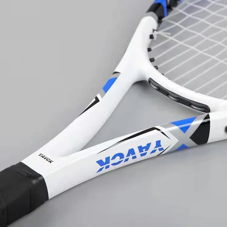 Soft Carbon Fiber Tennis Racket Cheap Price with PU Overgrip Handle