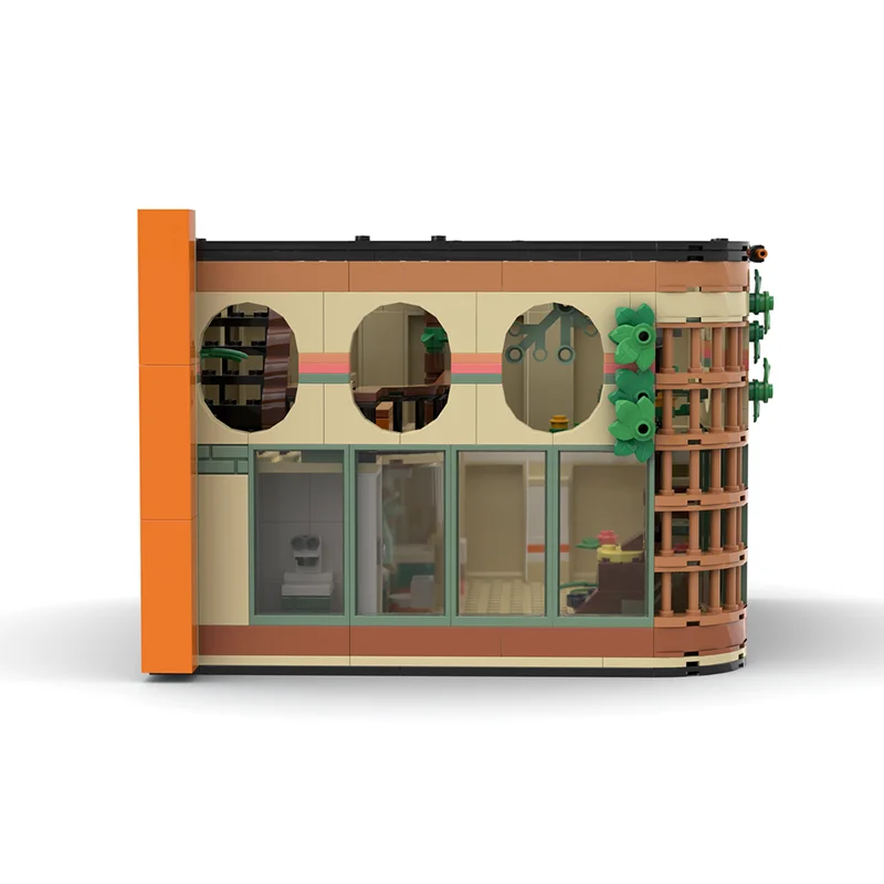 وحدات بناء المدينة Moc قوالب بناء وحدات هالة هالة برج-تكنولوجيا الحياة البرية كتل عيد الميلاد لتقوم بها بنفسك لعبة هدية البناء #3