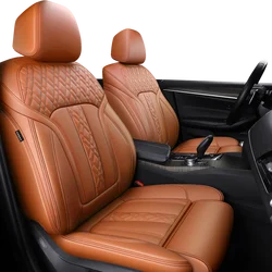 Custom Fit Car Accessories Seat Covers For 5 Seats Full Set Top Quality Leather Specific For Bmw 7 5 3 1 Series X5 X3 X1