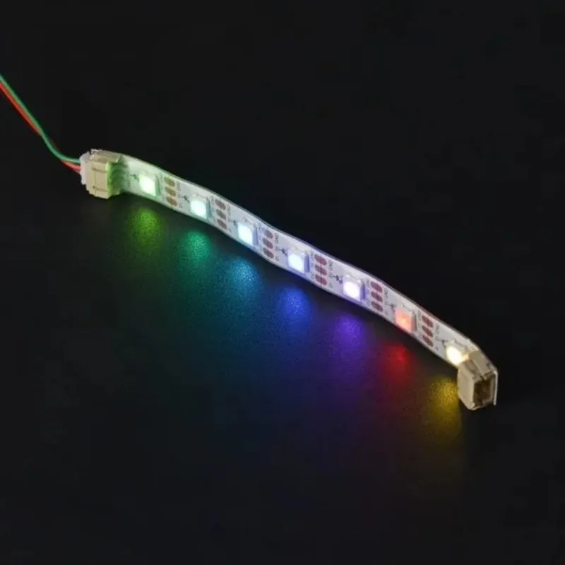 WS2812 RGB full-color light strip 5V ambient light programmable 7 light beads