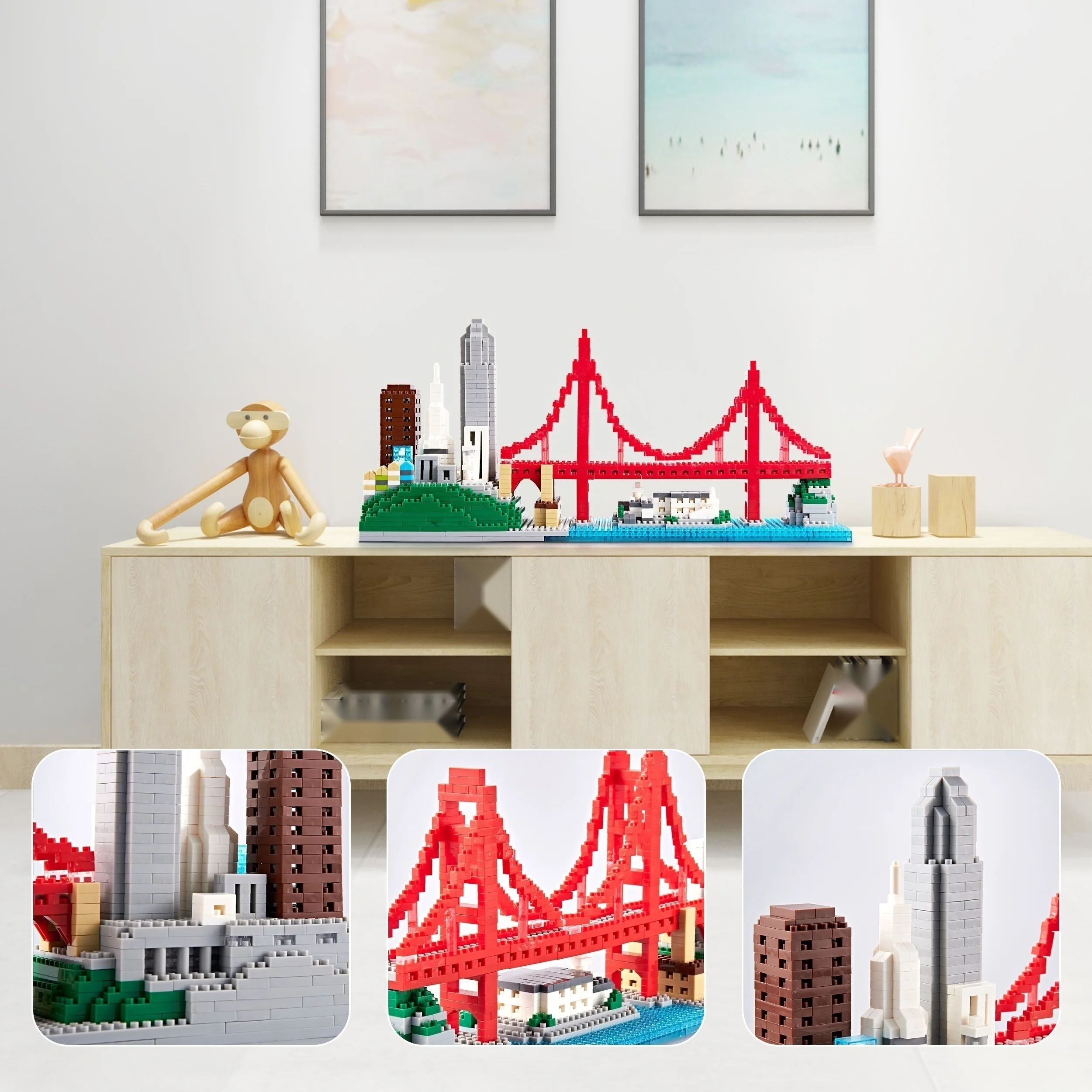 1610pcs City Architecture Skyline Building Blocks Bricks Model Toys Street View Toy Set For Adult Children Collection Display Gi