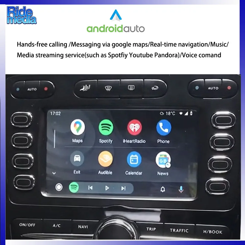 RideMedia Wireless Android CarPlay Solution for Classic Bentley Continental GT GTC Flying Spur Infotaiment 2004-2011