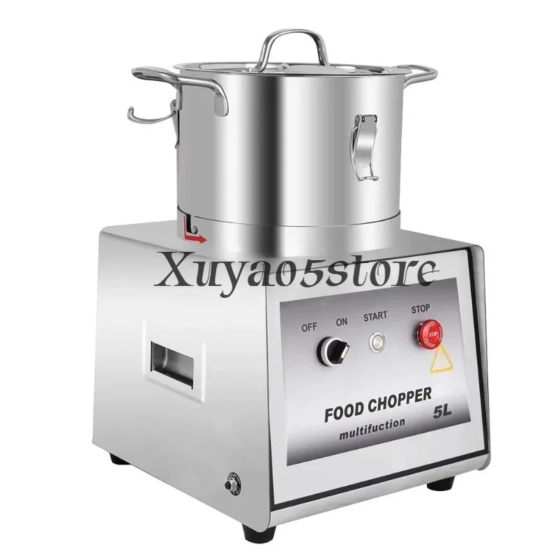 5L 10L 15L 7L Food Processor Stainless Steel Multifunction Vegetable Chopper Grinder Home Electric Meat Cutter Commercial