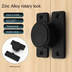 1Pc Punch-Free Door Bolt Safety Drawer Lock Stainless Steel Buckle Latch Closet Home Bathroom Living Room Door Bolt