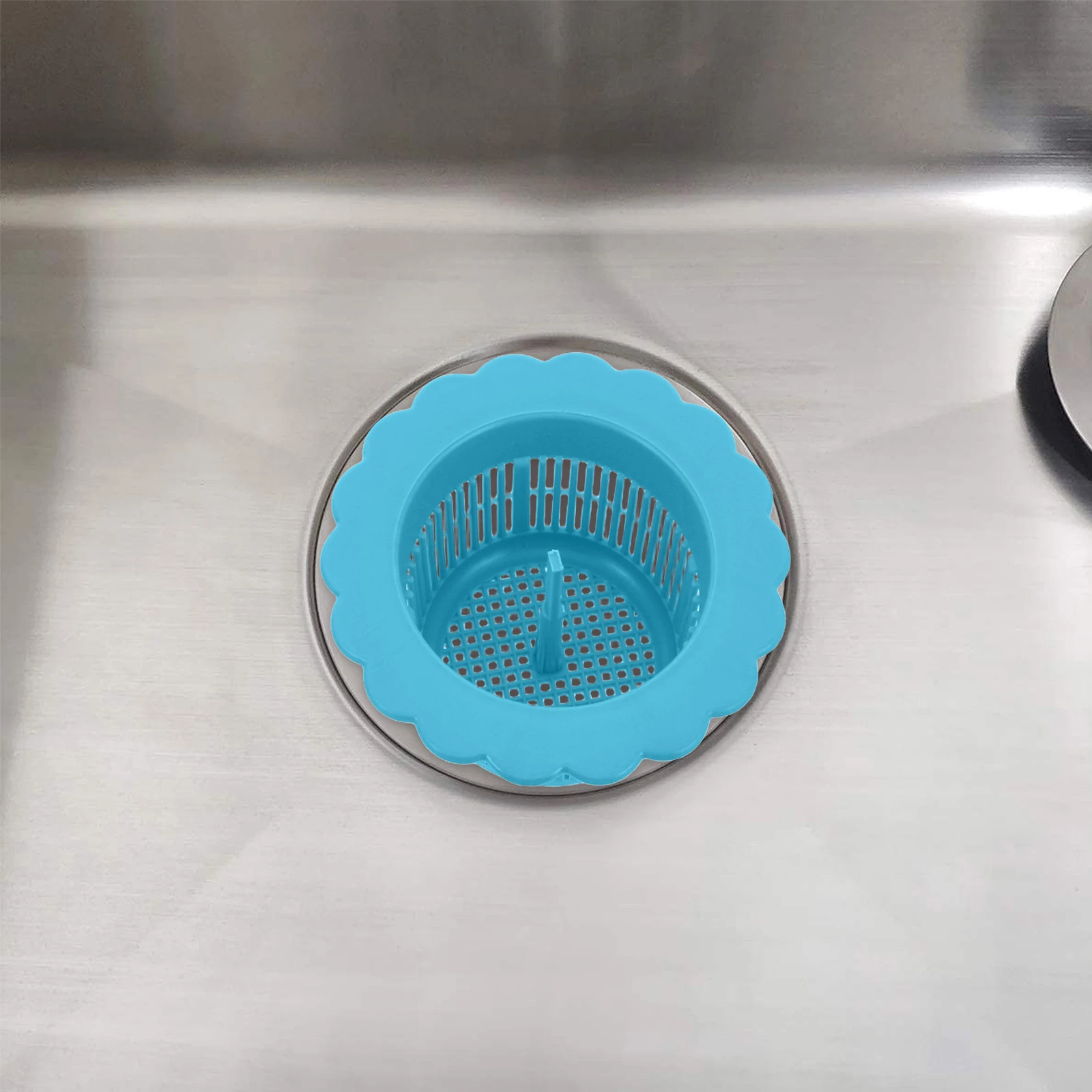 

2pcs Sink Filter Cover Drain Catcher Kitchen Bathroom Hair Food Waste Strainer Durable RV Accessories Portable