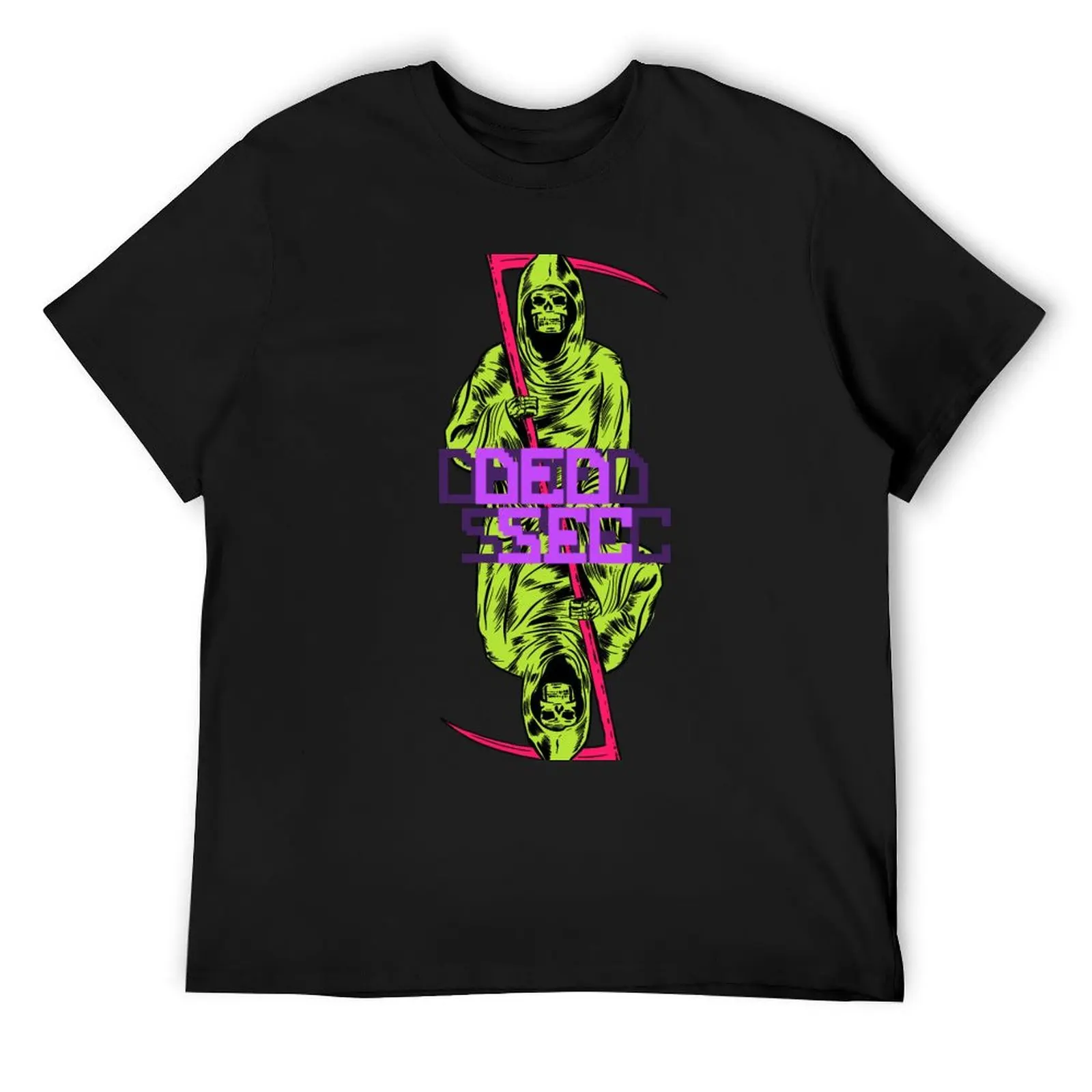 

DedsecReaperLogoGrn T-Shirt man clothes cute tops kawaii clothes funny t shirts for men