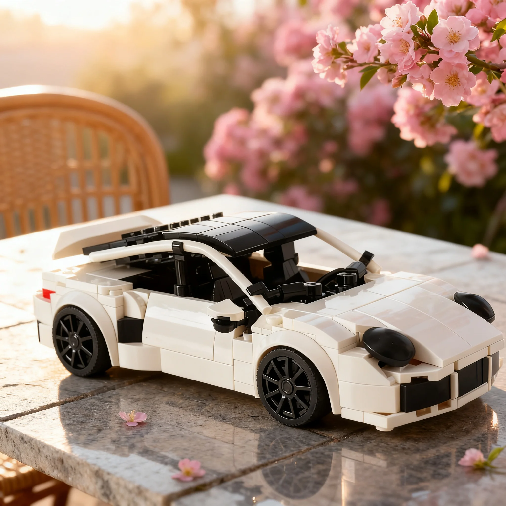 335pcs MOC Porsche 1 Turbo S Model Building Blocks Architecture Toy Christmas Gift Kids Education Idea Birthday Brick Creative