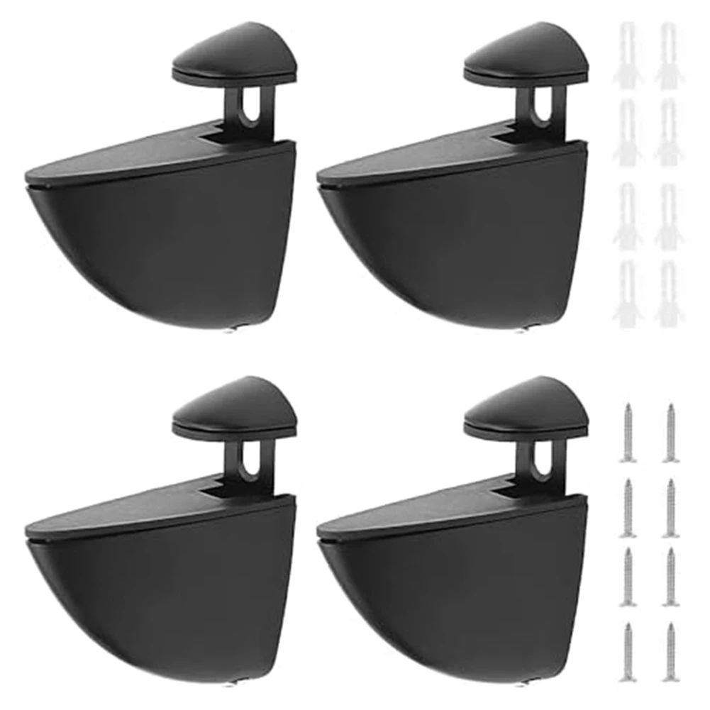 4 Adjustable Glass Shelf Brackets Built for Compatibility with Glass For thicknesses 2mm to 8mm 2mm to 17mm and 2mm to 21mm
