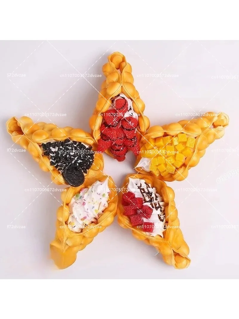 Simulated egg model commercial fake ice cream props sample ornament