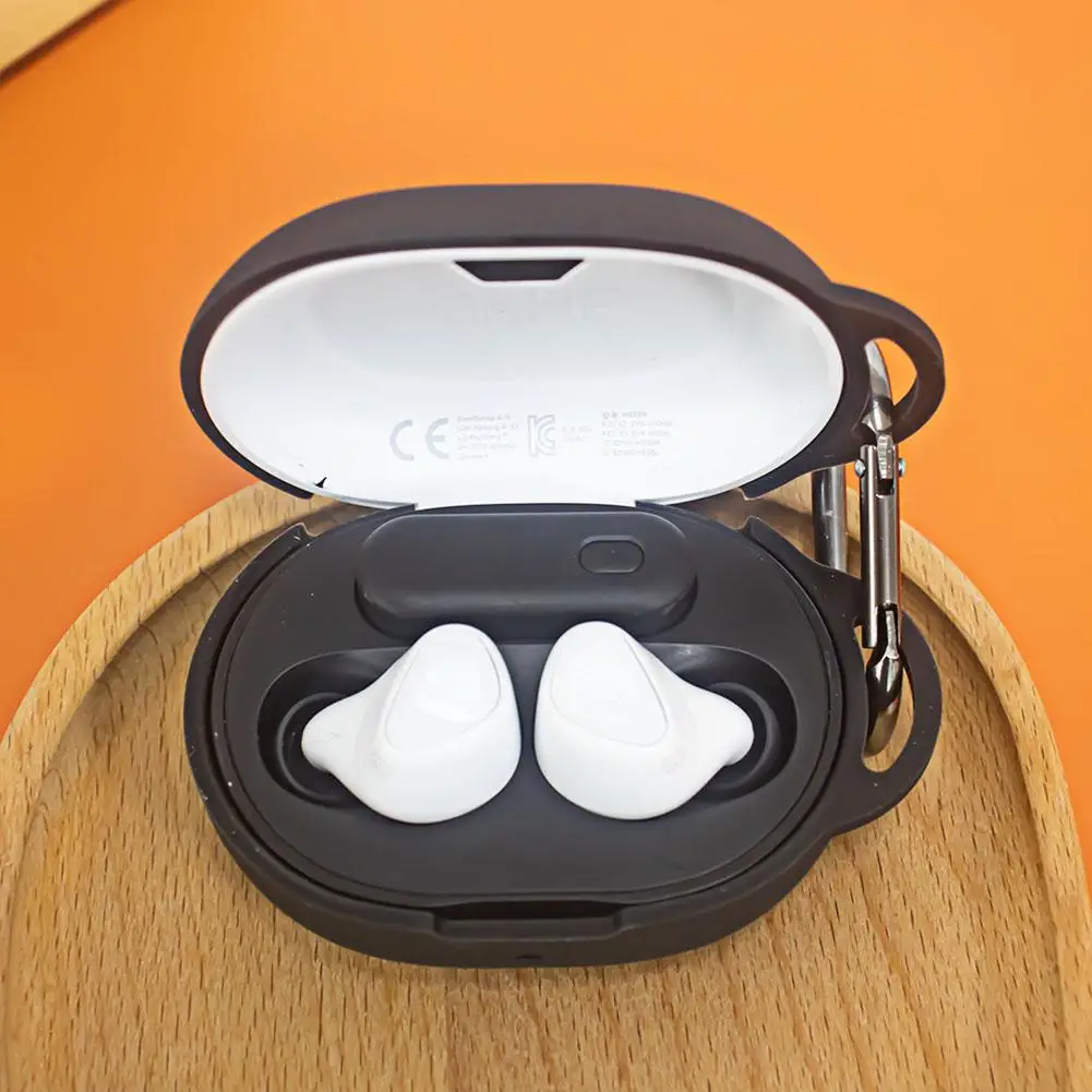 Силиконовый защитный чехол для SteelSeries Arctis Gamebuds, чехол для беспроводных наушников, противоударный пылезащитный чехол с карабином