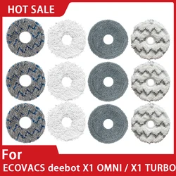Replacement For Ecovacs deebot x1 omni / X1 TURBO TURBO Vacuum Cleaner Mop Cloth Washable Mop Pads Parts Accessories
