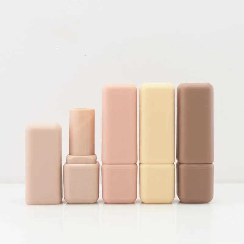 10/30/50PCS 12.1mm Empty Plastic Lipstick Tubes DIY Empty Matte Bottle Lip Balm Tube Makeup Tool Cosmetic Container