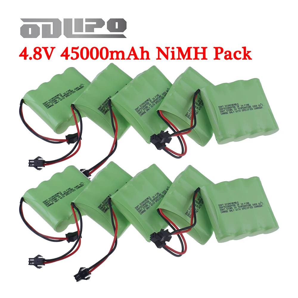 4.8V 4500mah NiMH AA Battery with SM Plug For Rc toys Cars Tanks Robots Boats Guns 4.8v Rechargeable Battery 4* AA Battery Pack