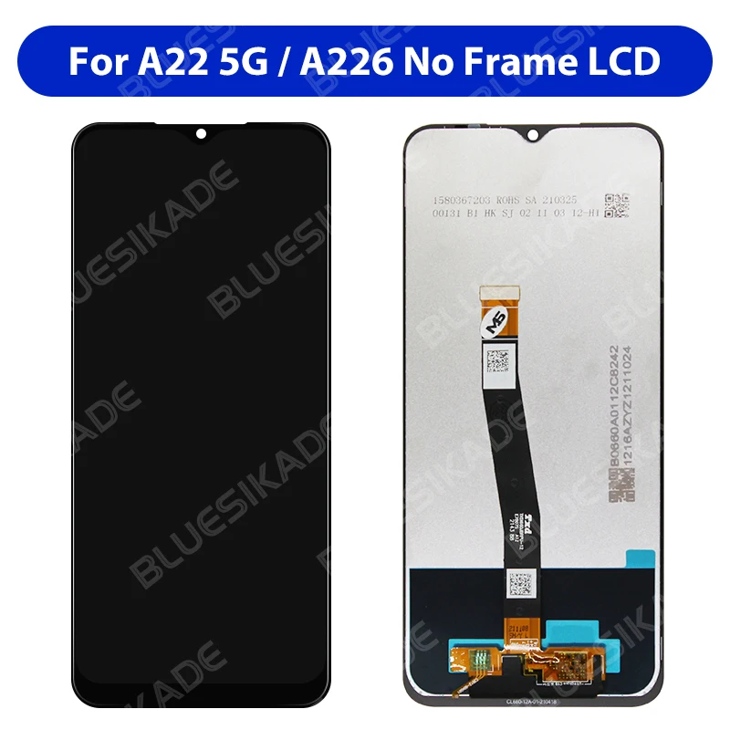 IPS Display For Samsung Galaxy A22 4G LCD A225 Display Touch Screen For Samsung A22 5G Display A226 LCD Digitizer Replace Parts