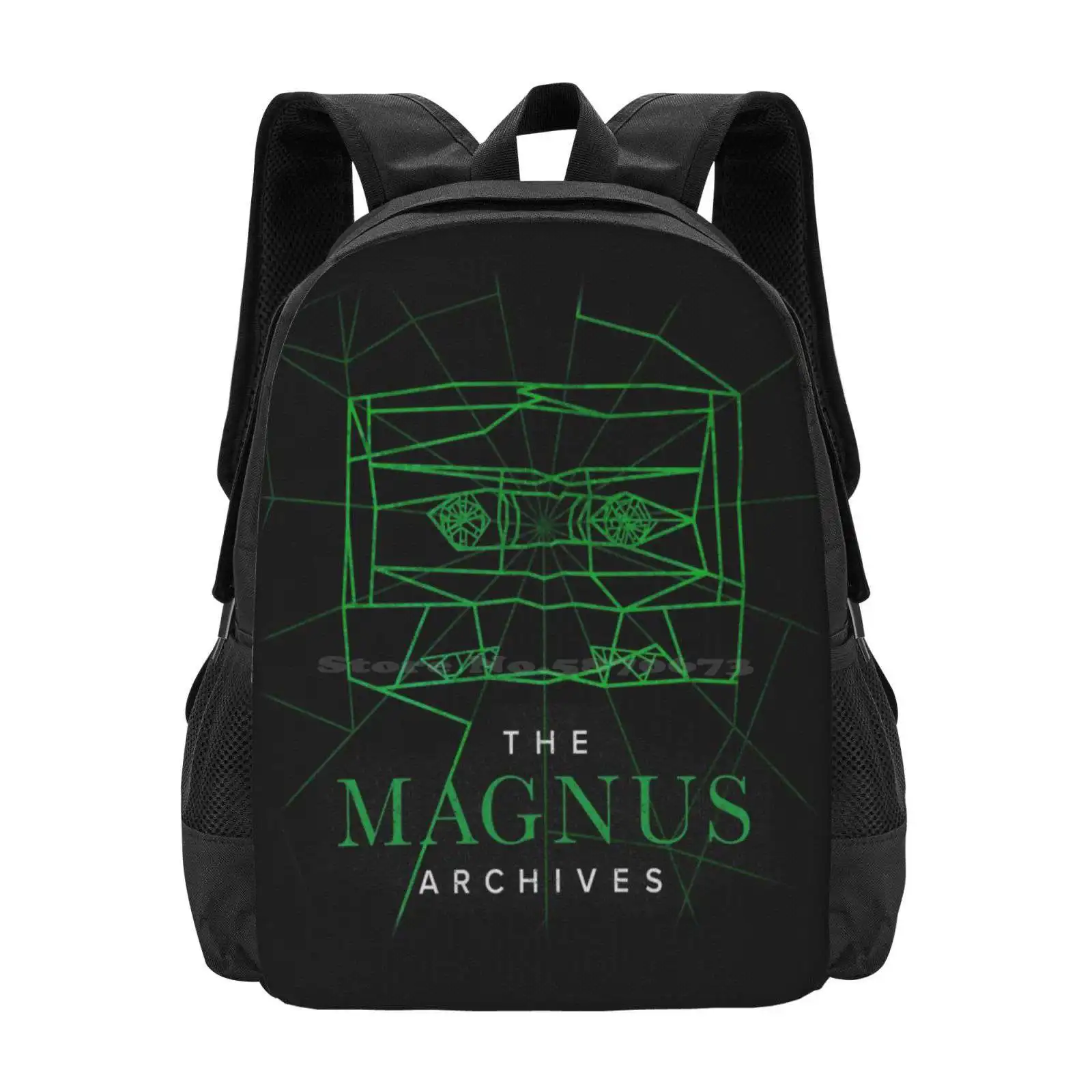 [ Transparent ] The Magnus Archives Logo ( Season 5 ) Hot Sale Backpack Fashion Bags Horror Podcast Horror Fiction Podcast The