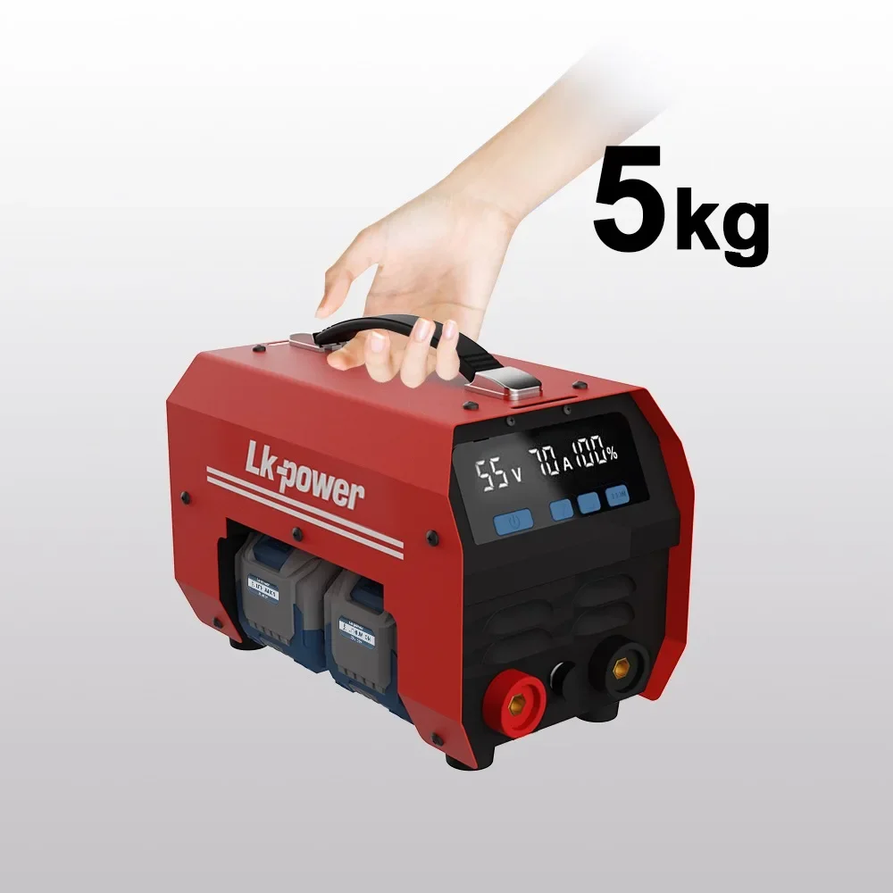 100A 240Wh Lithium Battery Powered Welder with Replaceable Battery Pack