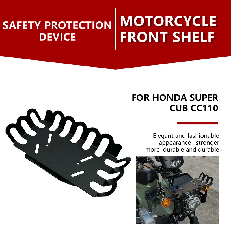 New Arrival for Honda Cub CC110 Motorcycle Shelf Storage Load Modification Accessories Front Luggage Rack Bracket