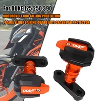 Para KTM DUKE390 DUKE250 DUKE200 DUKE125 125 200 250 390 marco de protección contra caídas de motocicleta deslizador carenado protector Crash Pad
