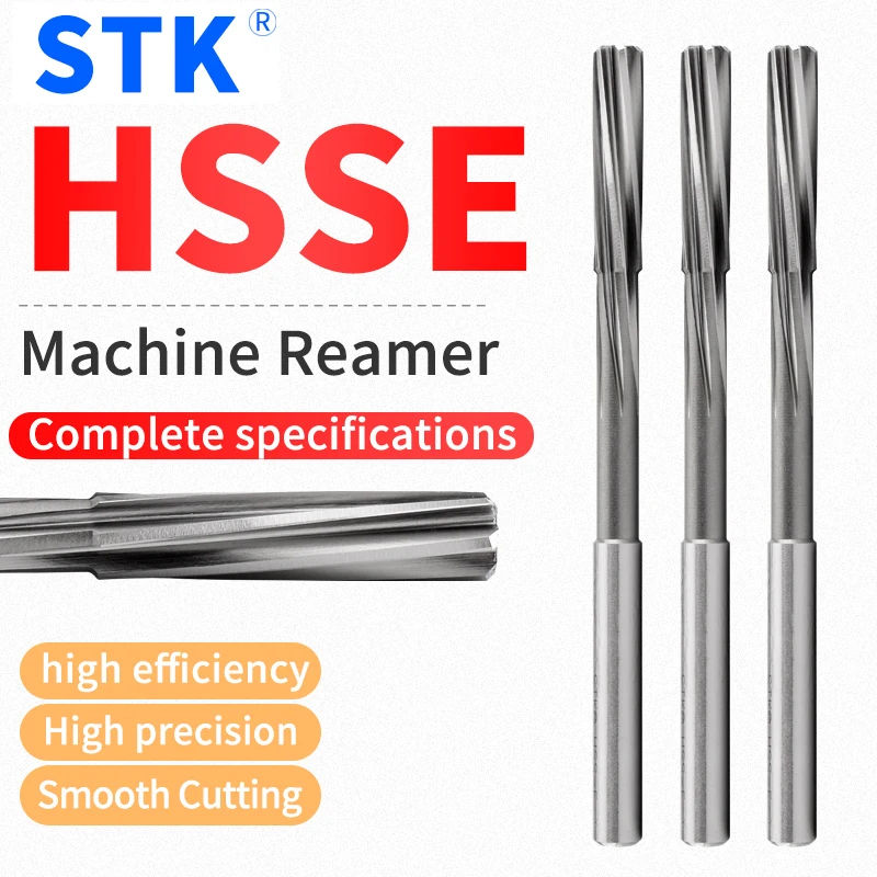 

1 шт. STK Japan HSSE H7 2-20 мм RM100 Метрический машинный резьбонарезной развертка с квадратной головкой, высококачественный инструмент для обработки отверстий в металле, стали, алюминии