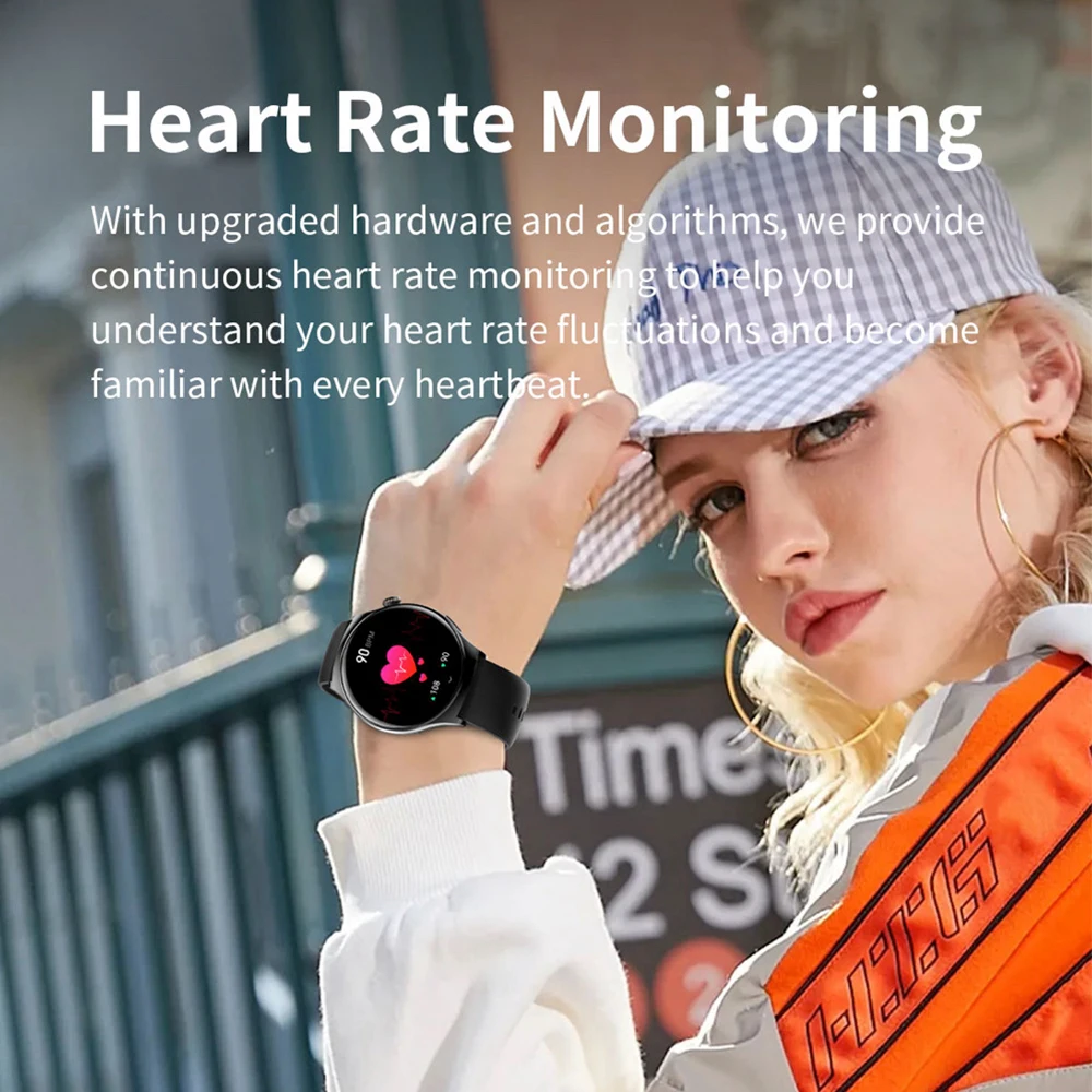 2025 جديد 1.43 "AMOLED شاشة الرجال النساء Smartwatch الرياضة في الهواء الطلق اللياقة البدنية معدل ضربات القلب الأكسجين في الدم مقاوم للماء الموسيقى الساعات الذكية