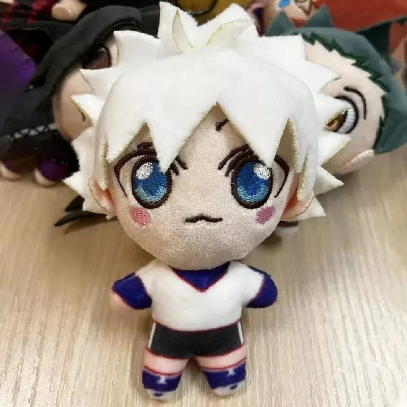 Hot 13cm Hunter Plush Doll Killua Zoldyck Gon Freecss Kurapika Hisoka Kulolo Illumi Feitan Potoo Stuffed Plush Pendant Keychain