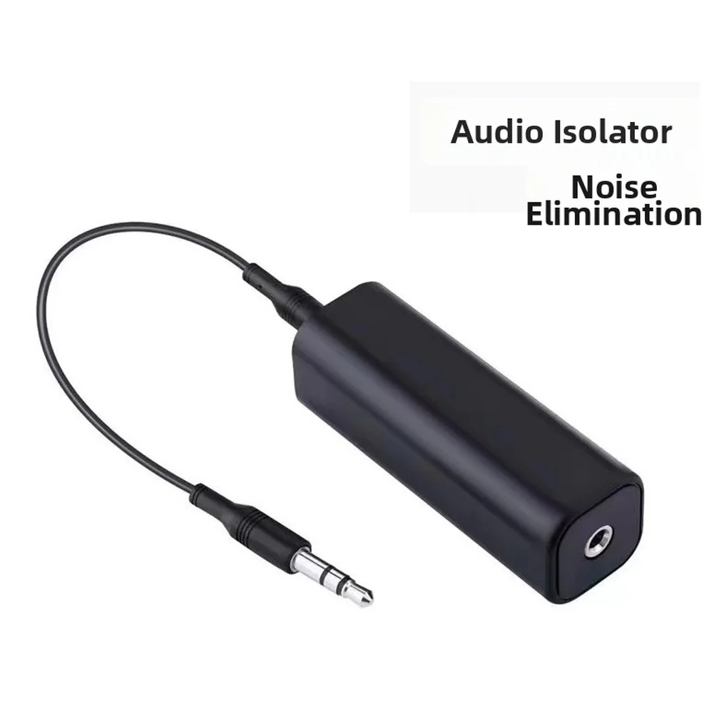 Ground Loop Isolator for 3.5mm Aux Connections to Enhance Signal Integrity in Mobile and Stationary Audio Applications