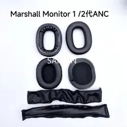 Suitable For Marshall Monitor I / Monitor 2 ANC Headphones Replacement high quality Ear covers ear pillow headband leather