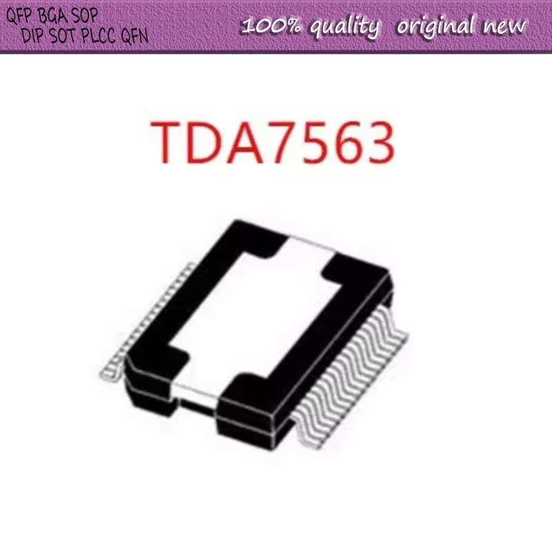 

NEW 5PCS/LOT TDA7563 TDA7563BDD 7563B DD TDA 7563 HSSOP36