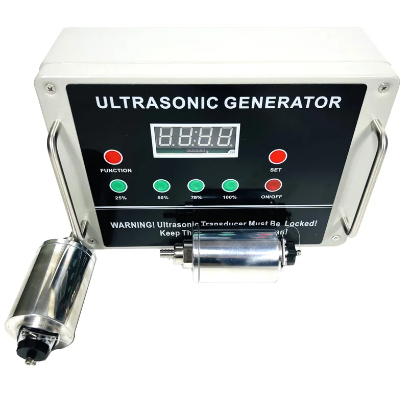 Ultrasonic Vibrating Screen Machine Power Generator And Ultrasonic Transducer 400W 28KHz