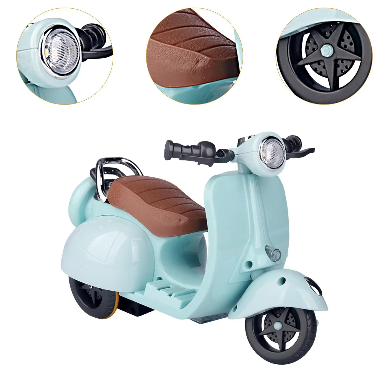 Motorrad Spielzeug Heimtierbedarf Landschaftsbau Elektrisches Spielzeug Geschenk für Sammler Cartoon Figur Ornament Puppe Zubehör Foto Requisite