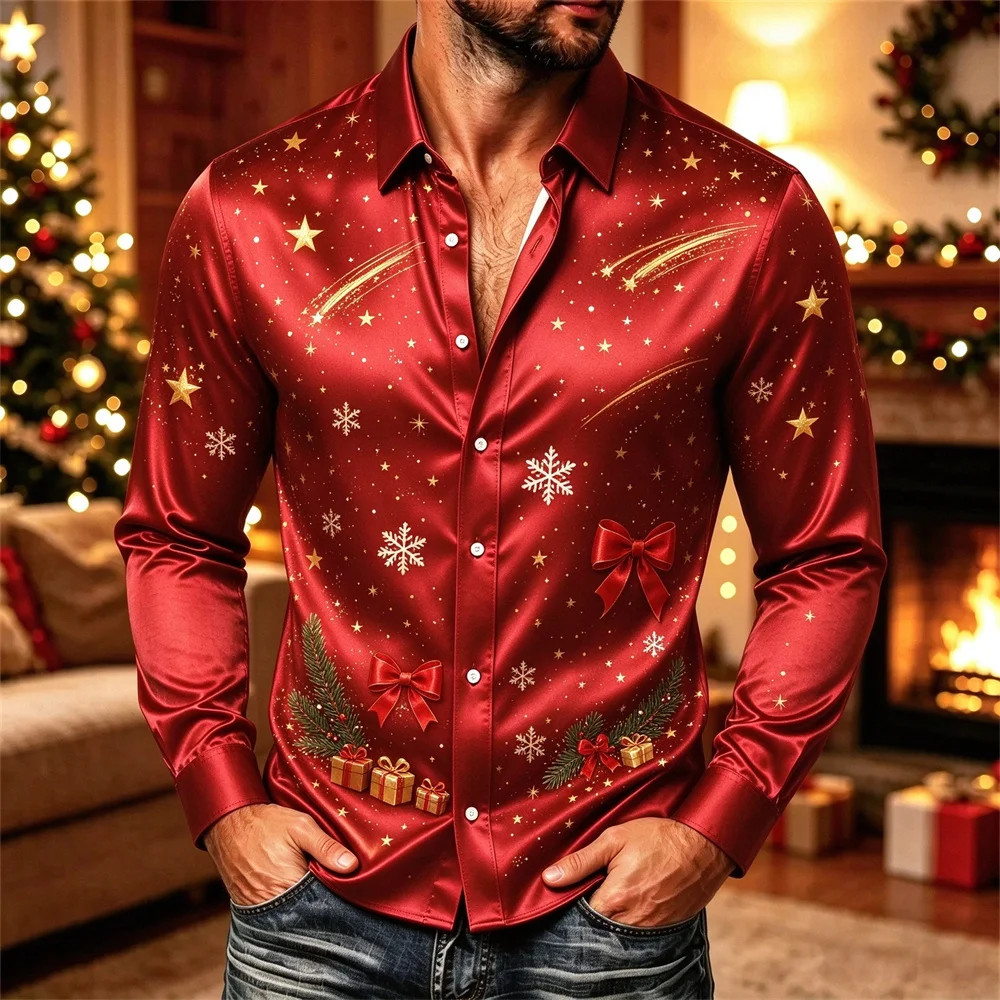 Camicia da uomo in raso a mani - Mens Satin Silk Dress Shirt recensione e prezzo
