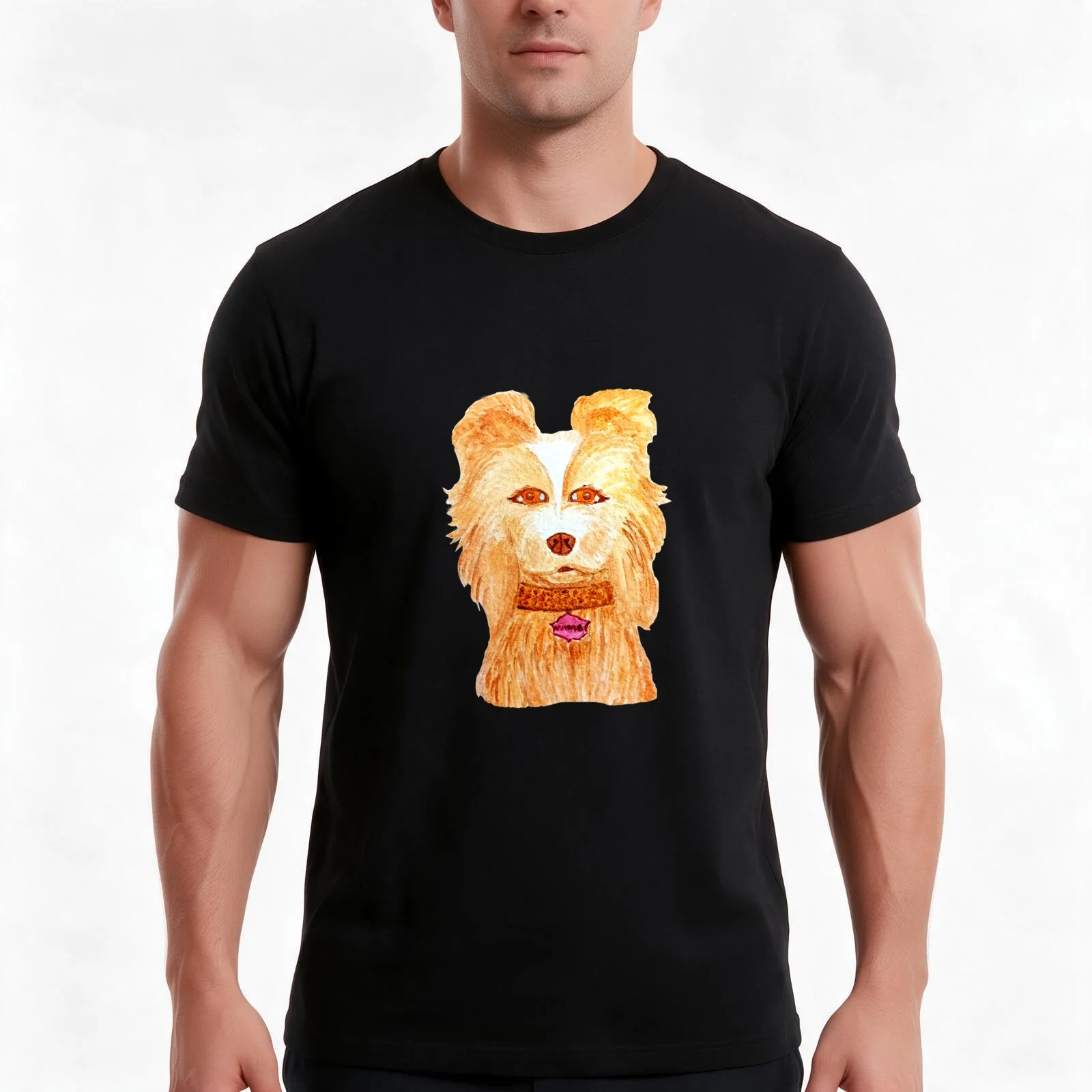 Isle of dogs - Nutmeg T-Shirt, Summer Casual Cotton Tee, Oversized Streetwear Tops, Vintage Graphic Print, Unisex Men Women